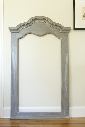 Painted mirror frame