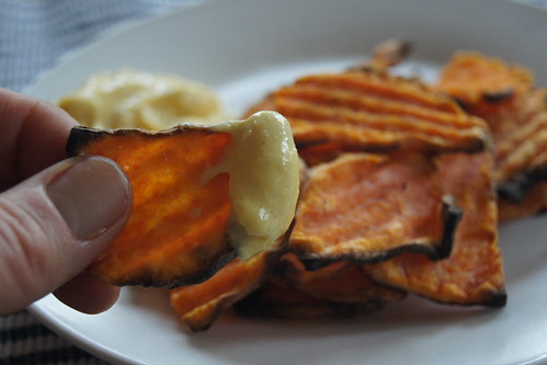 Sweet Potato Chips With Garlic Aioli DSC04179