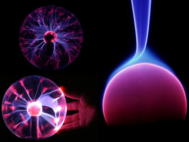 Plasma ball giá rẻ, quả cầu ma thuật cảm biến âm thanh, đèn plasma trái tim lớn - 34