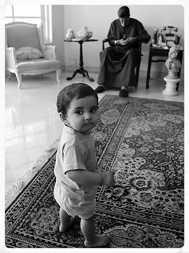 Nerjis Asif Shakir 9 Month Old Meets Mr Rajesh Khanna by firoze shakir photographerno1