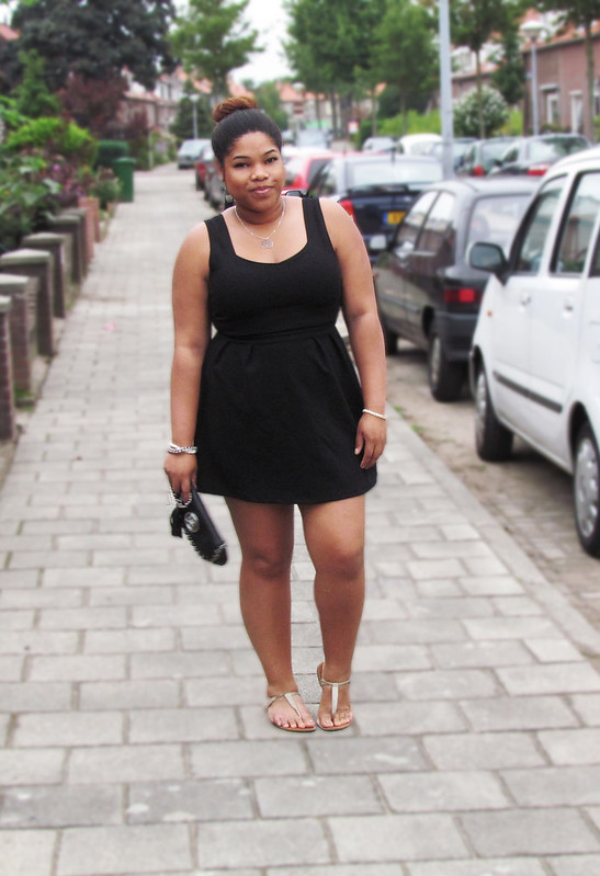 Springfield, open back dress, lbd, black dress, ombre hair, bebe, new look, ootd, wiwt,wiww, outfit of the day, blog, blogger, fashion blogger