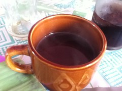 pandan-avocado tea