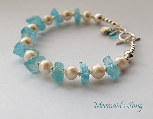 Mermaid's Song Bracelet by gemwaithnia