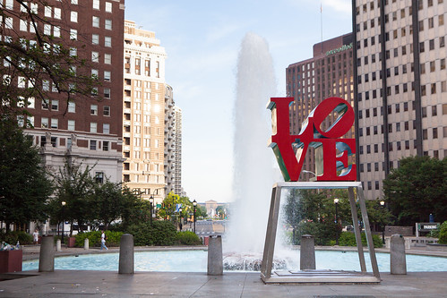 LOVE Park or officially known as JFK Plaza in Philadelphia, PA