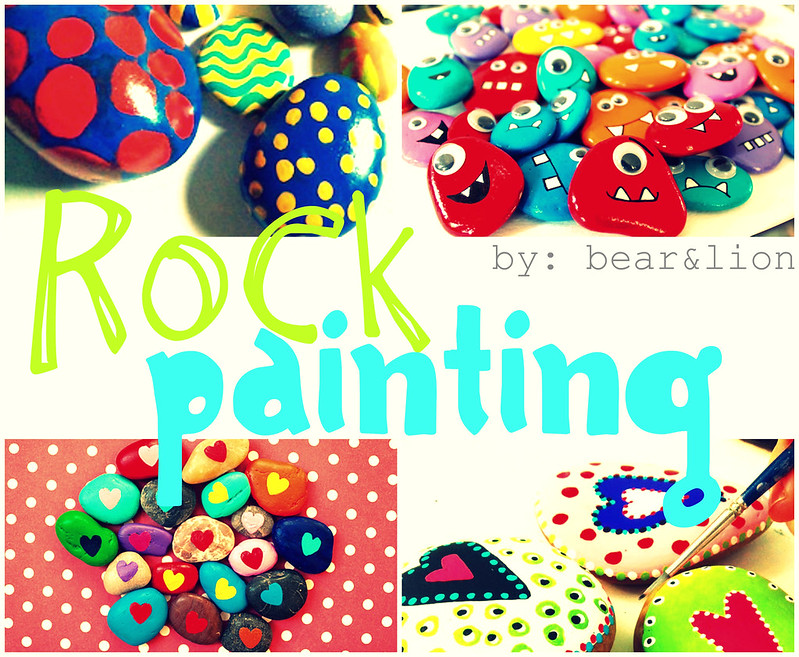 rock painting, crafts, kids crafts, 