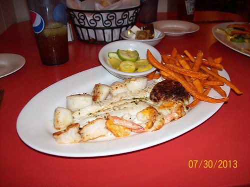 broiled seafood platter