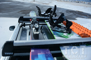 GX-470 with a Thule ski & snowboard rack | TCT Magazine January 2014