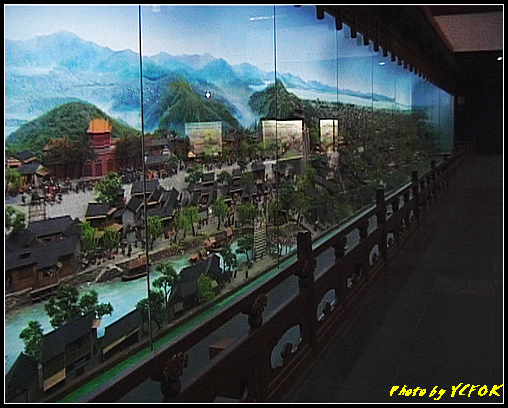 杭州 吳山天風景區 - 067 (城隍閣 內的南宋時期的杭州風情軟木立體畫))