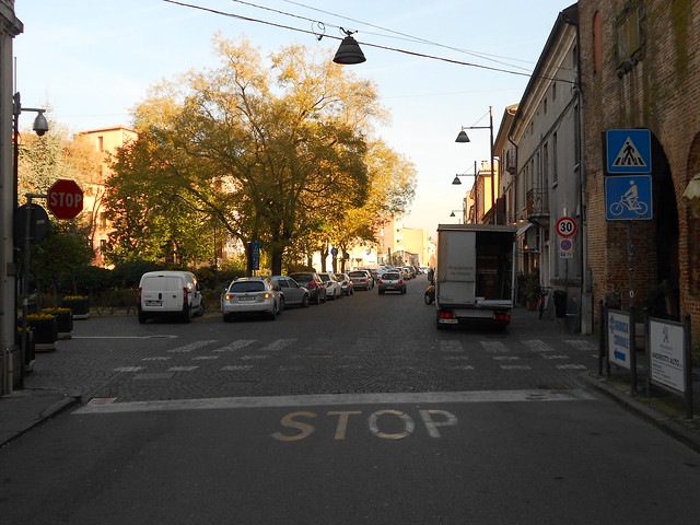 stop per attraversamento perdoni e biciclette, Rovigo