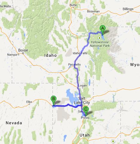 Jueves Día 25 de Julio: Yellowstone - Bonneville Salt Flat - Springville - 25 días por los parques nacionales del Oeste de USA: un Road Trip de 10500 kms (1)