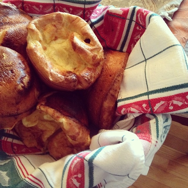 With Popovers #yum #christmas