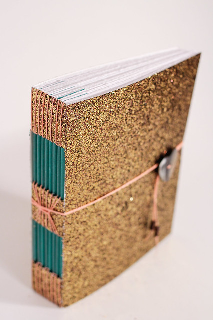 Custom Glitter Handmade Button Hole Book-6