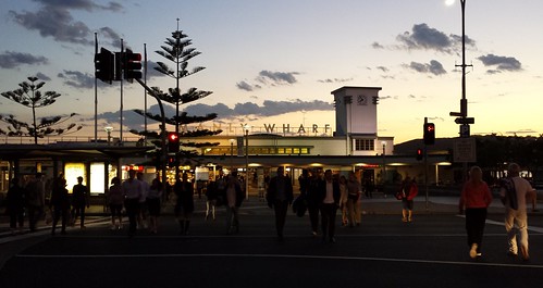 Sunset At Manly Wharf