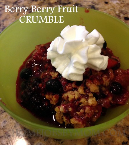 berry berry fruit crumble recipe