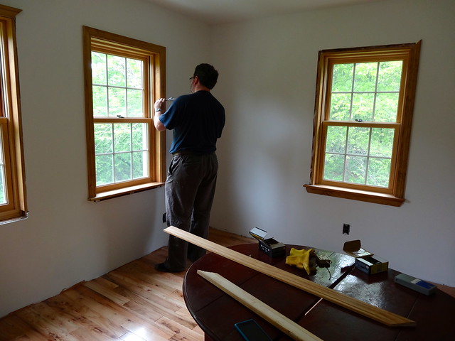 installing window trim