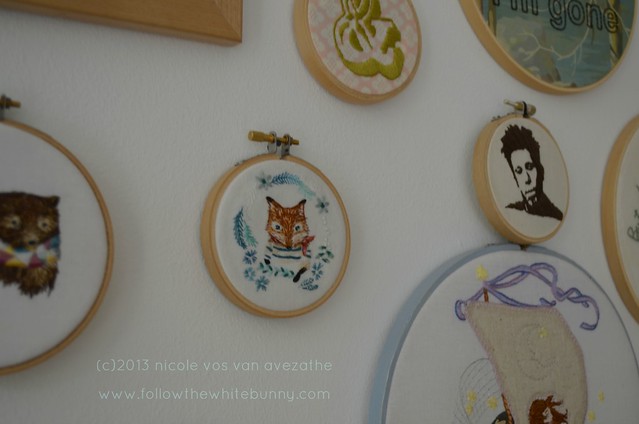 tiny sailor fox on my wall