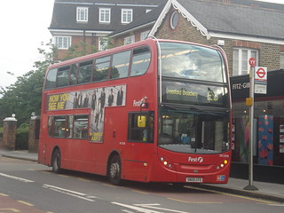 Metroline West TE1738 on Route E3, Chiswick Town Hall