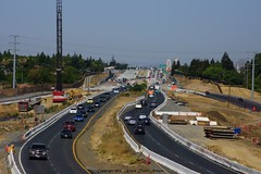 			Klaus Naujok posted a photo:	Highway 4 Widening Contruction Project. Westward view from G-Street bridge.