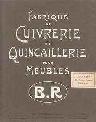 Quincaillerie meubles (1924)