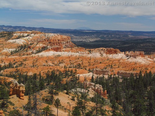 Overlooking where you've been hiking on the Fairyland Trail, Bryce Canyon National Park, Utah