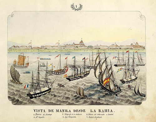 019-VISTA DE MANILA DESDE LA BAHIA-Vistas de las Yslas Filipinas y Trages…1847-J.H. Lozano- Biblioteca Digital Hispánica