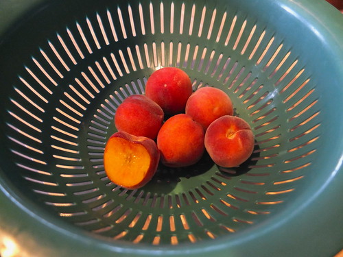 homegrown peaches
