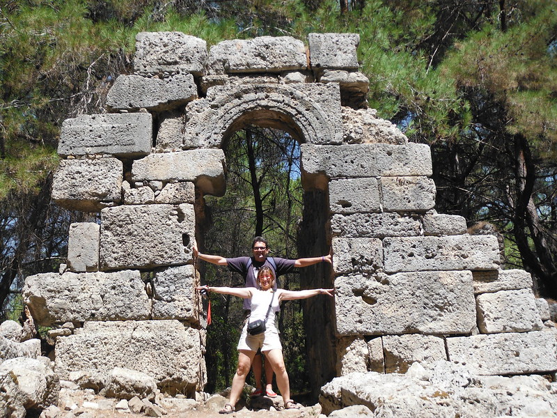 Ruinas de Phaselis en Turquía.