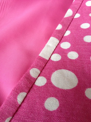Pink Polka Dot Blazer - In Progress