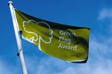 Green Flag Award Flag Raised