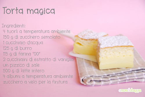 torta magica ingredienti
