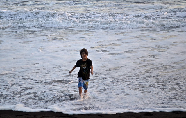Playing in the Surf - Monterrico in Guatemala