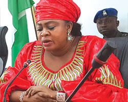 Federal Republic of Nigeria Minister of Aviation Stella Oduah-Ogiewonyi. The ministry is slated to spend over Nbillion in approvements. by Pan-African News Wire File Photos