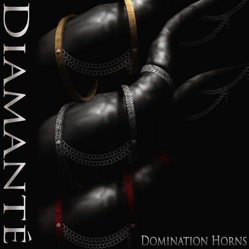:Diamante: Domination Horns by Alliana Petunia