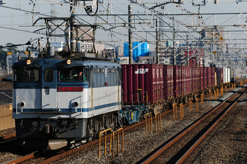 96レ EF65 2089 Freight Train