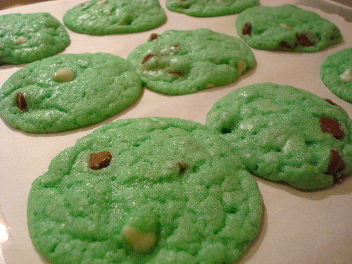 Green cookies