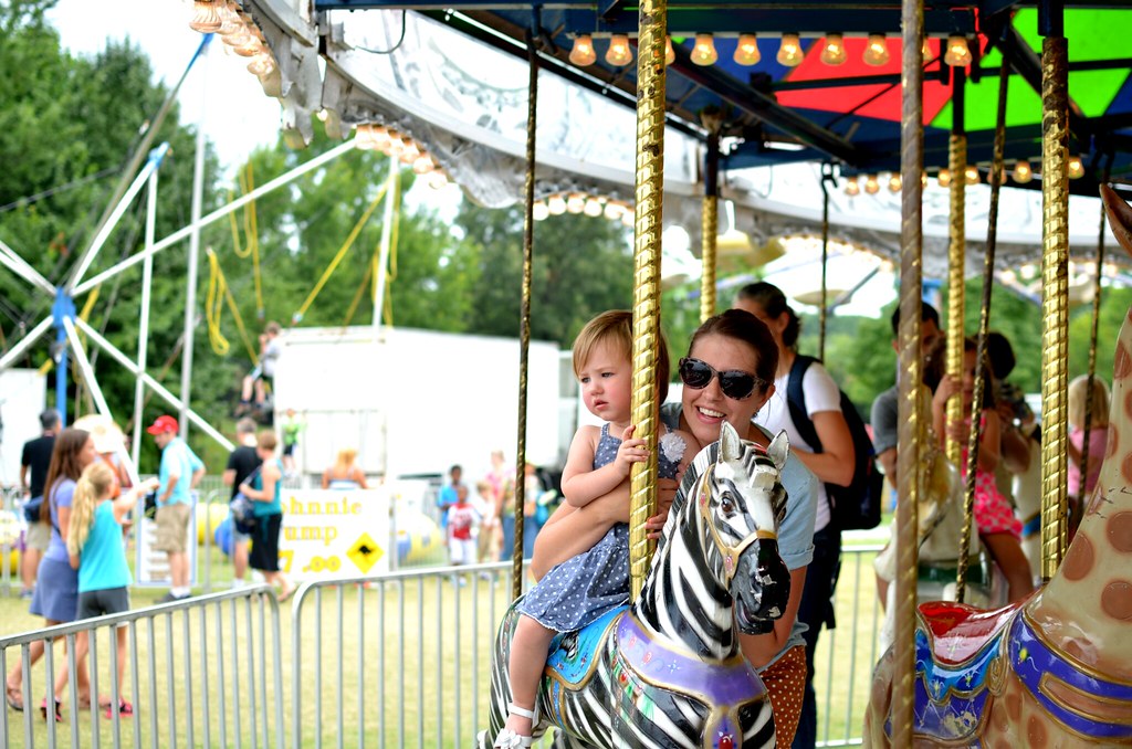 Anna at the fair