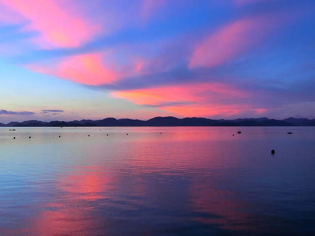 Sunset in Coron island, Palawan, Philippines