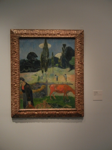 DSCN7947 _ The Red Cow, 1889, Paul Gauguin (1848-1903), LACMA