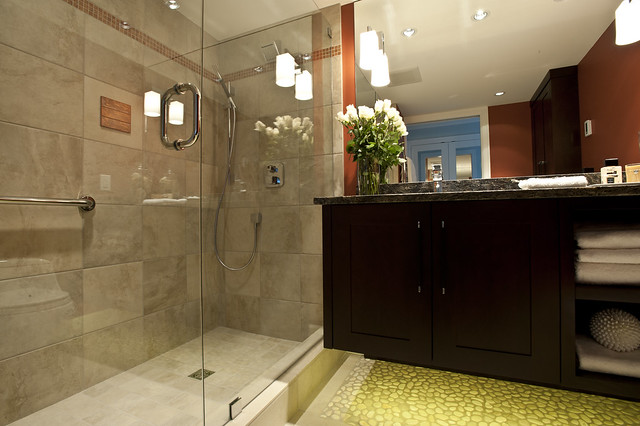 bathroom design, custom shower, vancouver interior design