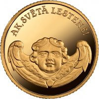 Latvia's 1 Lats in gold obverse