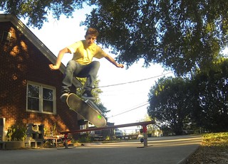 Philip on His Skateboard-004
