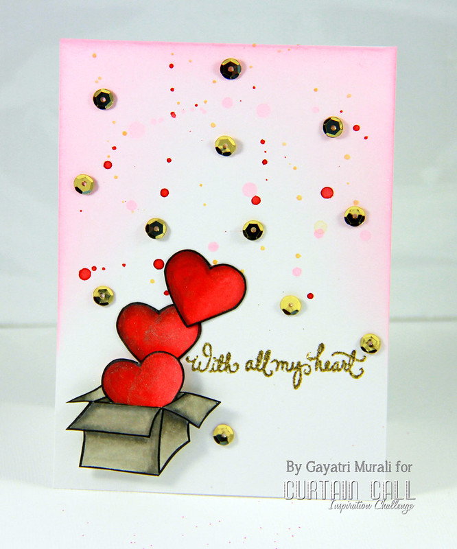 With all my heart card