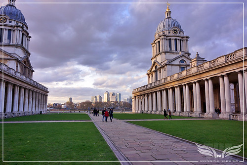 The Establishing Shot: THOR: THE DARK WORLD BATTLE OF GREENWICH FILM LOCATION - UPPER GRAND SQUARE, THE OLD ROYAL NAVAL COLLEGE (ORNC) GREENWICH, LONDON by Craig Grobler