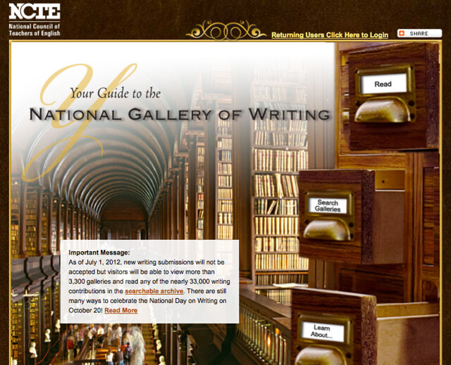National Gallery of Writing