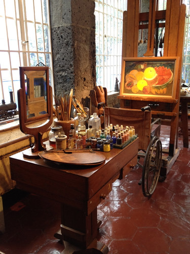Mexico City Museo Frida Kahlo studio