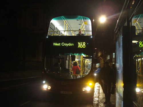 London Central WVL236 on Route X68, Aldwych