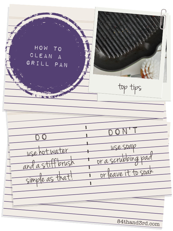 How to Clean a Grill Pan (in one simple step)
