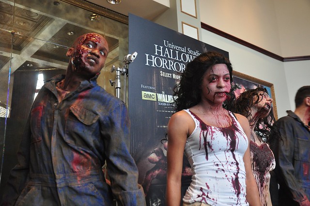 Halloween Horror Nights 2013 makeup and costume preview at Universal Studios Hollywood