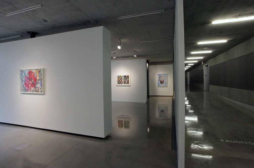 A view of the prints on display.