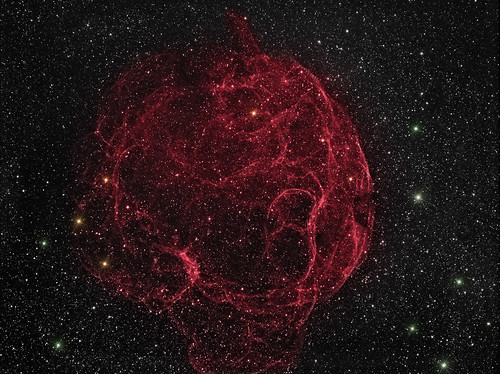 Spaghetti Nebula - Simeis 147 - Sharpless 2-240 by Mick Hyde